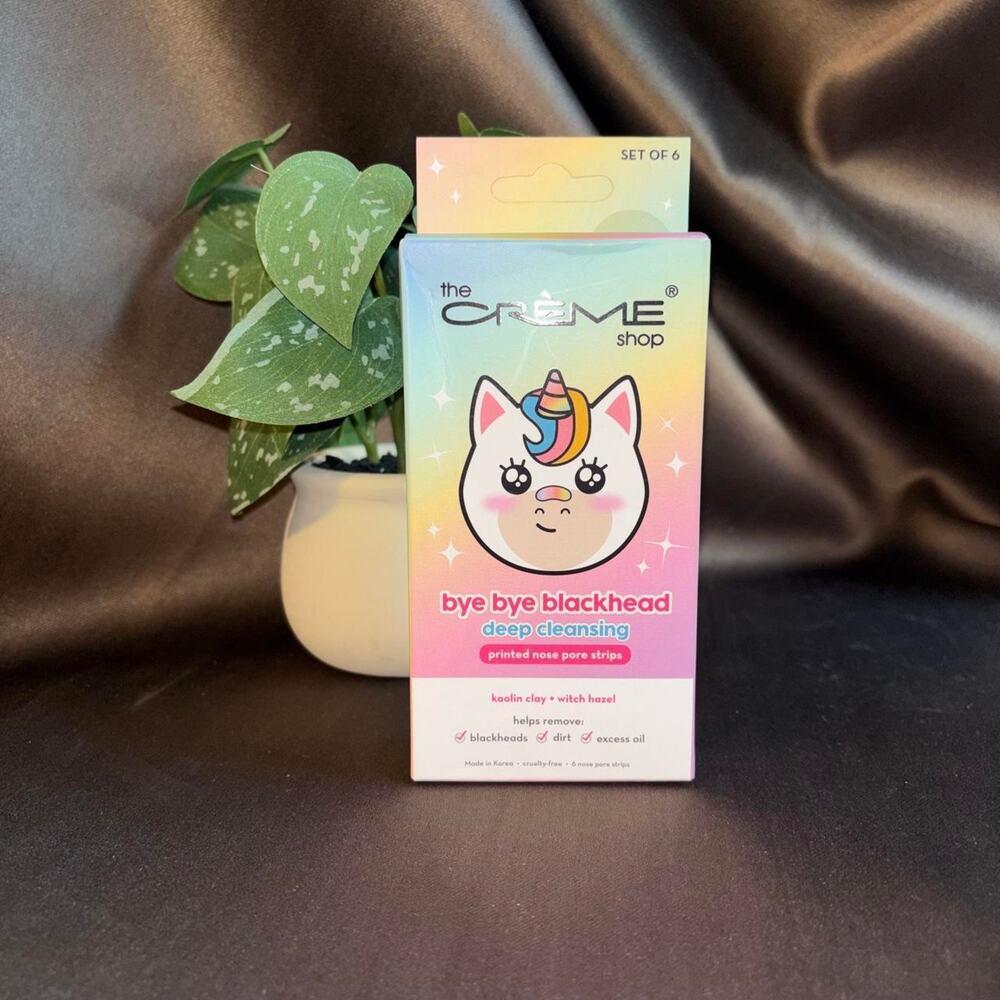 The Crème Shop Bye Bye Blackhead Deep Cleansing Printed Nose Pore Strips